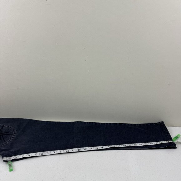 FOREVER 21 Women's Black Wash Low Rise Jeans Size 25 Straight Leg Stretch - Picture 10 of 11